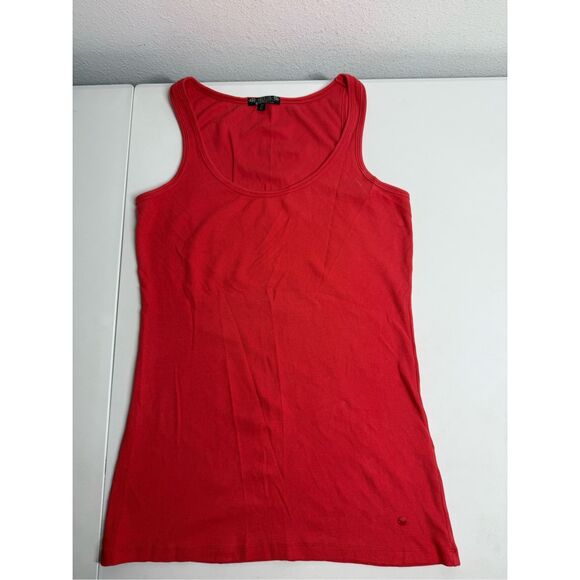 SOCCX LTD Women’s Cotton Blend Ribbed Red Tank Top Size XL Design in Germany - Picture 1 of 7